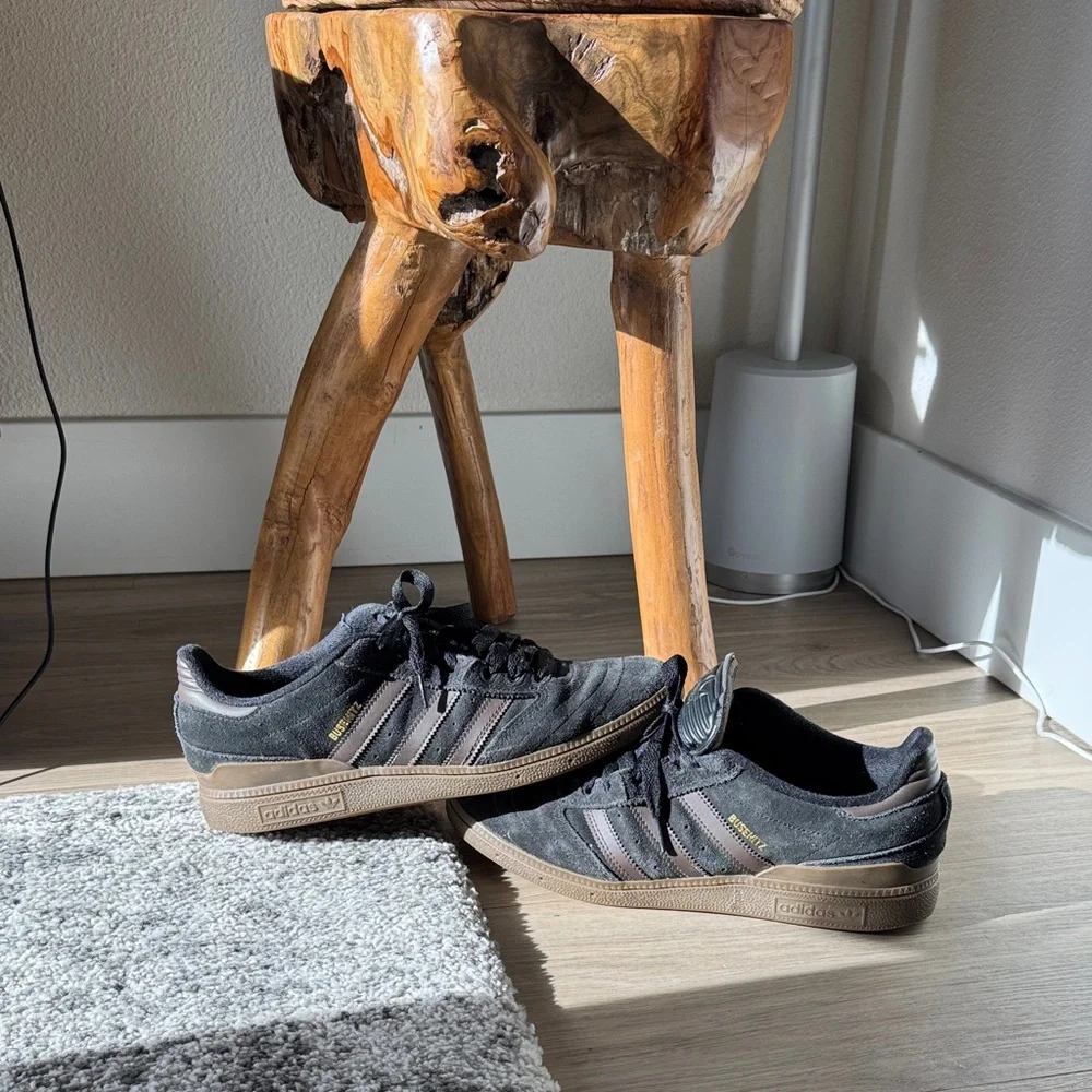 Adidas Busenitz Men's Black Sneakers - Picture 1 of 2